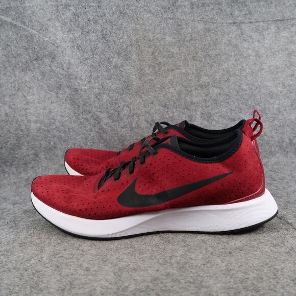 Nike Shoes Mens 11 Athletic Trainer Dualtone Racer Running Sneakers Red Leather